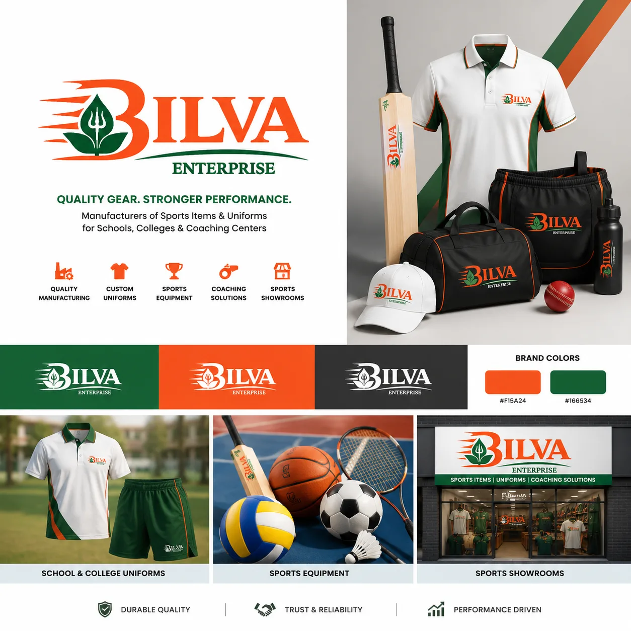 Bilva Enterprise — Sports Brand Identity