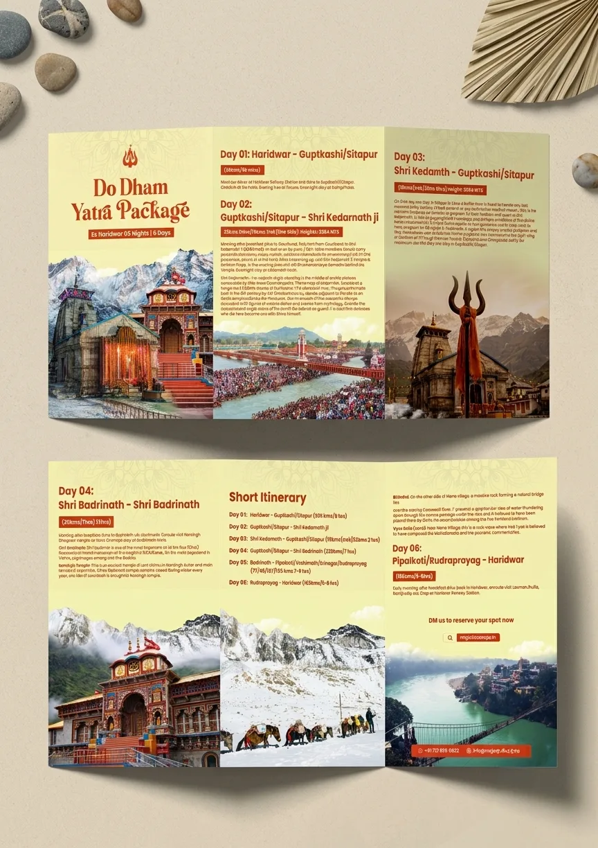 Do Dham Yatra — Travel Brochure